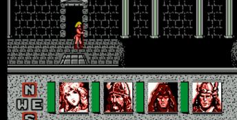 Advanced Dungeons and Dragons: Heroes of the Lance NES Screenshot