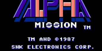Alpha Mission NES Screenshot