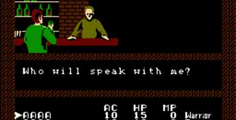 The Bard's Tale NES Screenshot