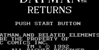 Batman Returns NES Screenshot