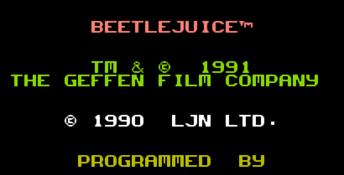 Beetlejuice NES Screenshot