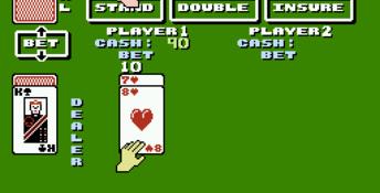 Blackjack NES Screenshot
