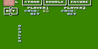 Blackjack NES Screenshot