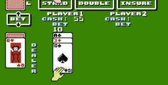 Blackjack NES Screenshot
