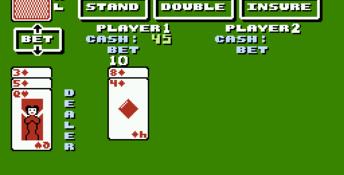 Blackjack NES Screenshot