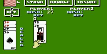 Blackjack NES Screenshot