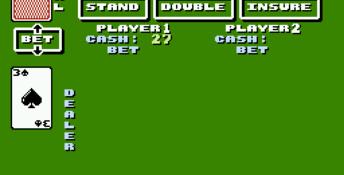 Blackjack NES Screenshot