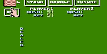 Blackjack NES Screenshot