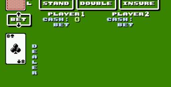 Blackjack NES Screenshot