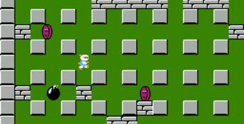 Nintendo Bomberman NES Screenshot