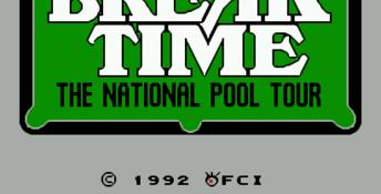 Break Time: The National Pool Tour NES Screenshot