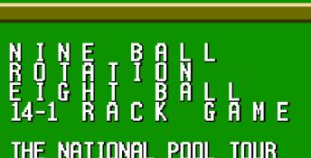 Break Time: The National Pool Tour NES Screenshot