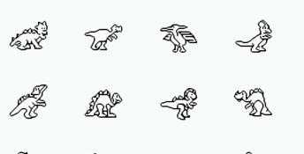 Color a Dinosaur NES Screenshot