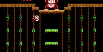 Donkey Kong Jr. Math NES Screenshot