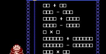 Donkey Kong Jr. Math NES Screenshot