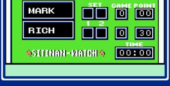 Four Players' Tennis NES Screenshot