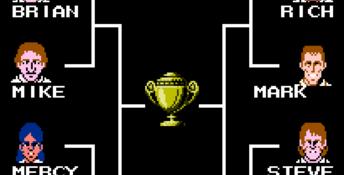 Four Players' Tennis NES Screenshot