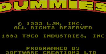 The Incredible Crash Dummies NES Screenshot
