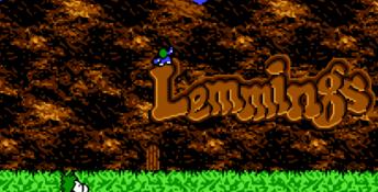 Lemmings NES Screenshot