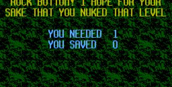 Lemmings NES Screenshot