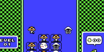 Mario and Yoshi NES Screenshot