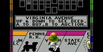 Monopoly NES Screenshot