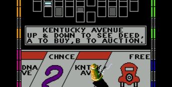 Monopoly NES Screenshot