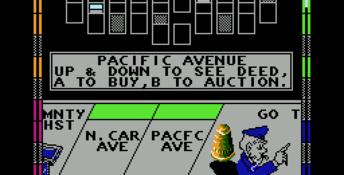 Monopoly NES Screenshot