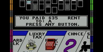 Monopoly NES Screenshot