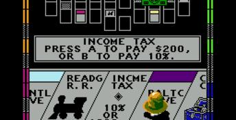 Monopoly NES Screenshot