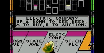 Monopoly NES Screenshot