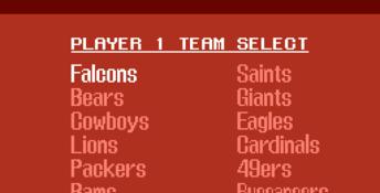 NFL Football NES Screenshot
