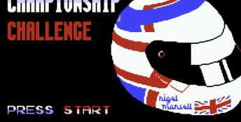 Nigel Mansell's World Championship Racing NES Screenshot