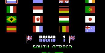 Nigel Mansell's World Championship Racing NES Screenshot