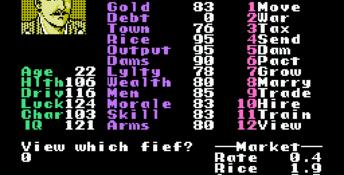 Nobunaga's Ambition NES Screenshot