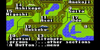 Nobunaga's Ambition NES Screenshot