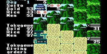 Nobunaga's Ambition NES Screenshot