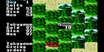 Nobunaga's Ambition NES Screenshot