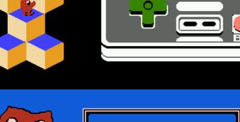Q*Bert NES Screenshot