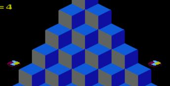 Q*Bert NES Screenshot