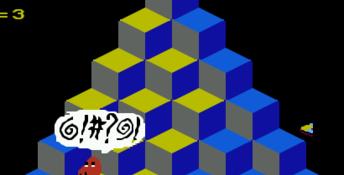 Q*Bert NES Screenshot