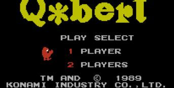 Q*Bert NES Screenshot