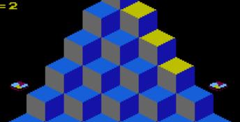 Q*Bert NES Screenshot