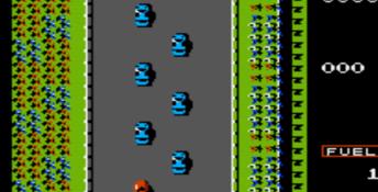 Road Fighter NES Screenshot