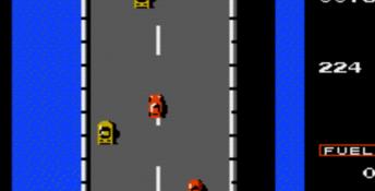 Road Fighter NES Screenshot