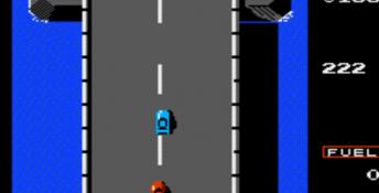 Road Fighter NES Screenshot