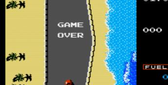 Road Fighter NES Screenshot