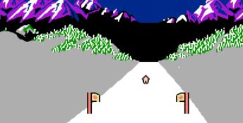 Slalom NES Screenshot