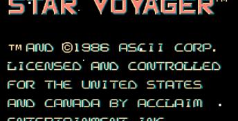 Star Voyager NES Screenshot