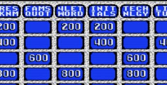 Super Jeopardy! NES Screenshot